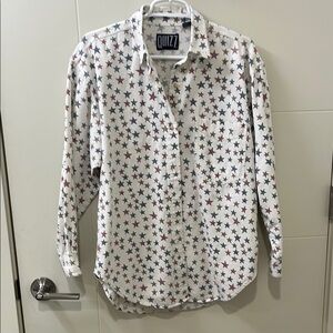 Quizz: vintage women’s Star Print Shirt - White